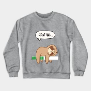 Sloading - Sleeping Sloth Crewneck Sweatshirt